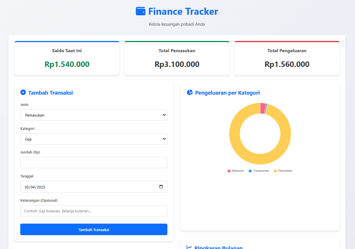 Finance Tracker